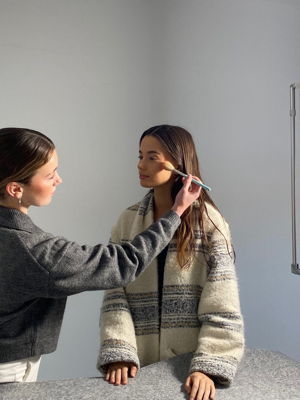 Emily Ann Auckland makeup artist at work